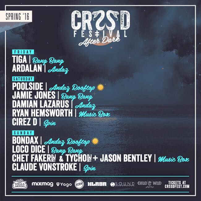 CRSSD After Dark, CRSSD Festival Spring 2016