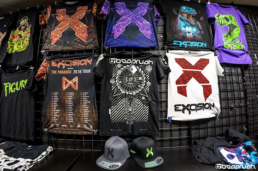 Excision Shirt Merch, Bassrush, Paradox Tour