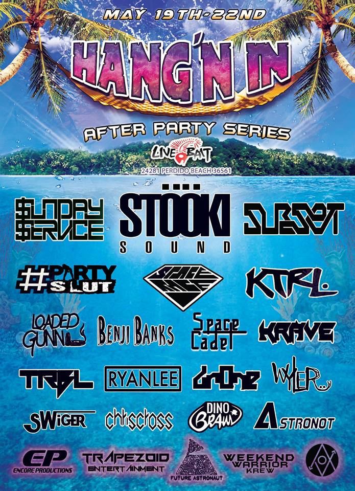Hang'n In 2016 Lineup