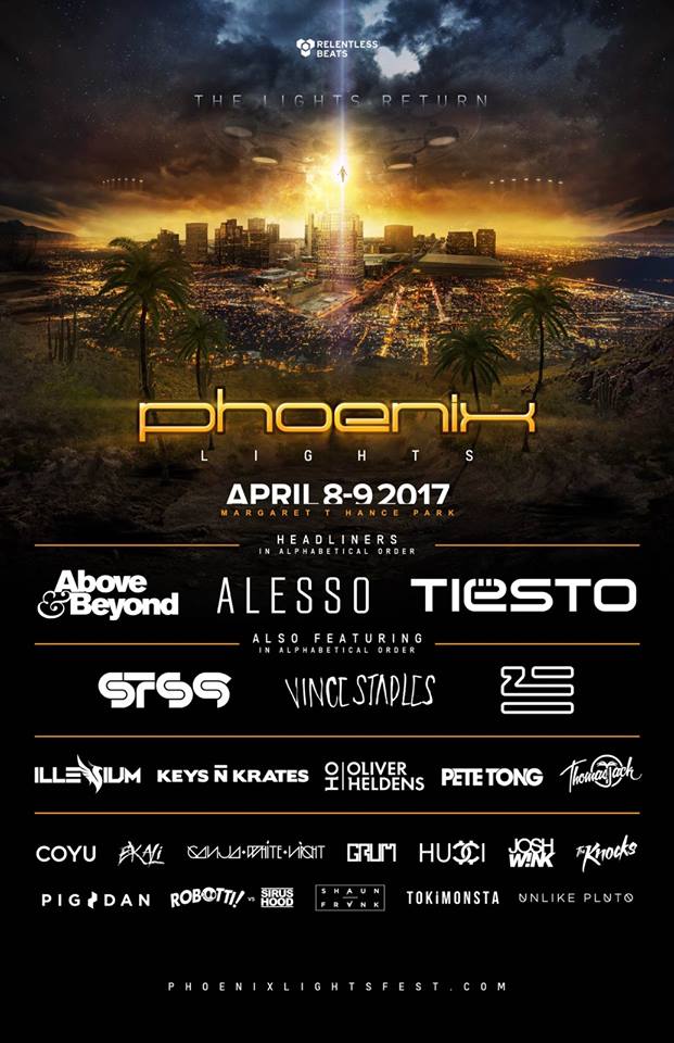 Phoenix Lights 2017 Lineup