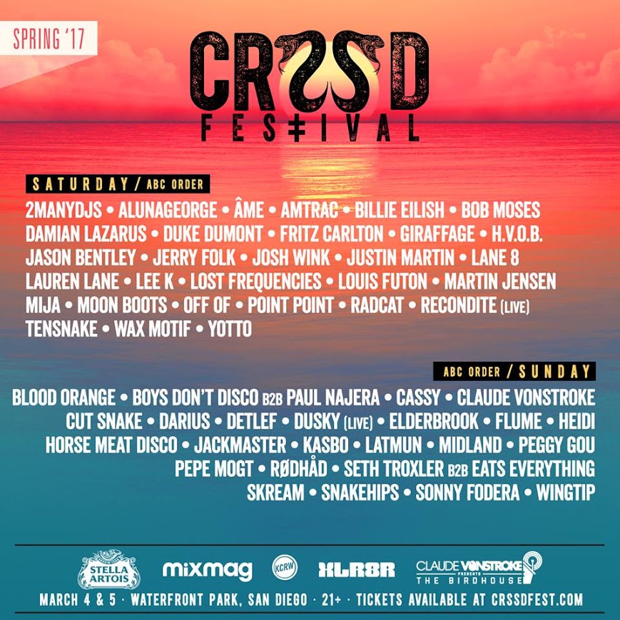 CRSSD Festival Spring 2017 Day Split