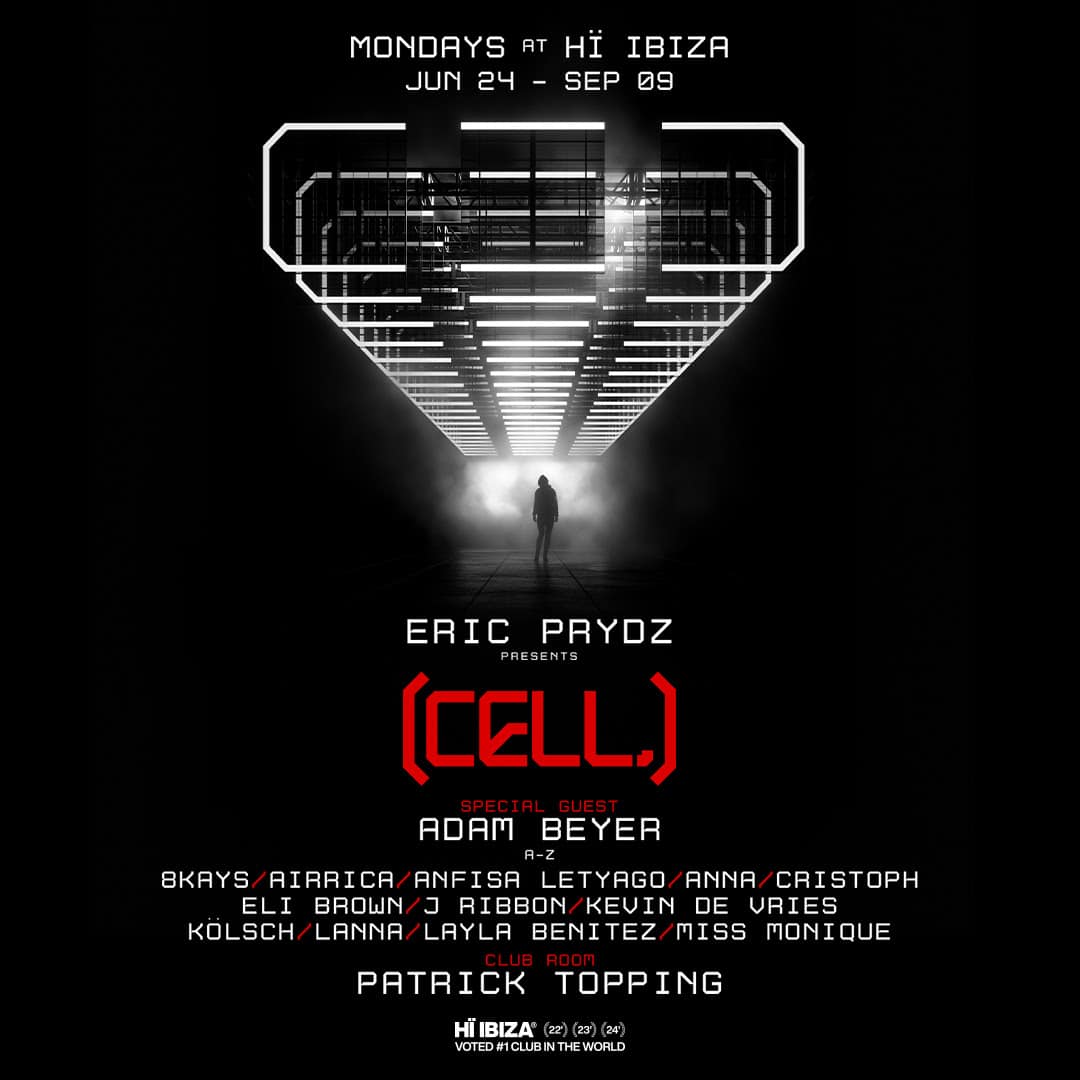 Eric Prydz Announces Lineup for CELL Series at Hï Ibiza EDM Identity