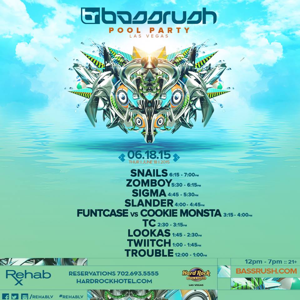 Bassrush Pool Party and Massive Lineups Announced! EDM Identity