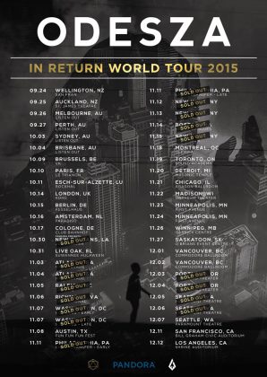 odesza tour schedule