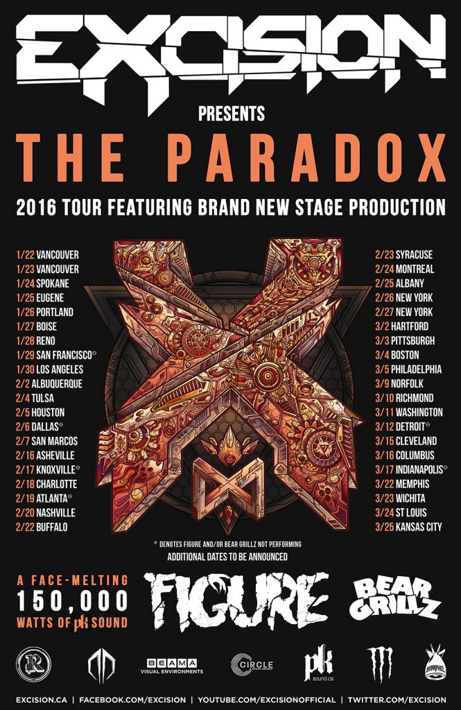 excision paradox tour 2016