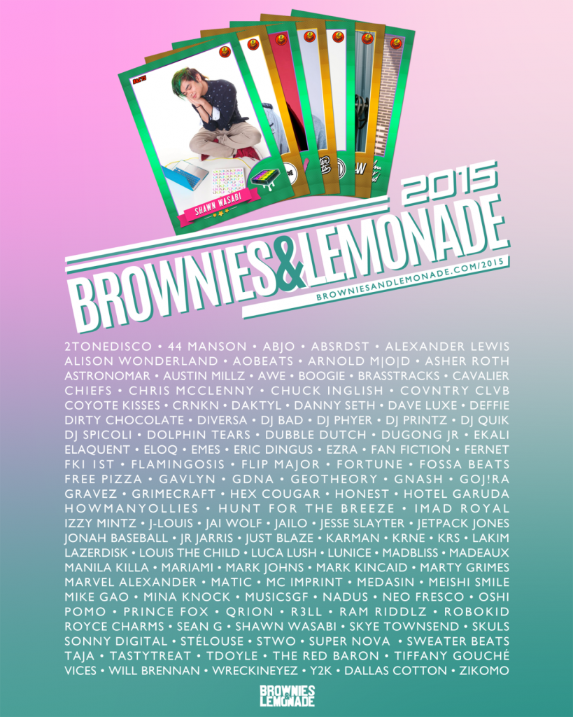 Brownies and Lemonade LA's Freshest Event Crew EDM Identity