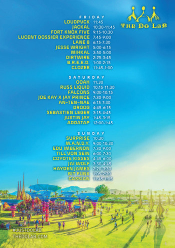 The Do LaB 2015 Coachella 2015 Weekend 1 Lineup