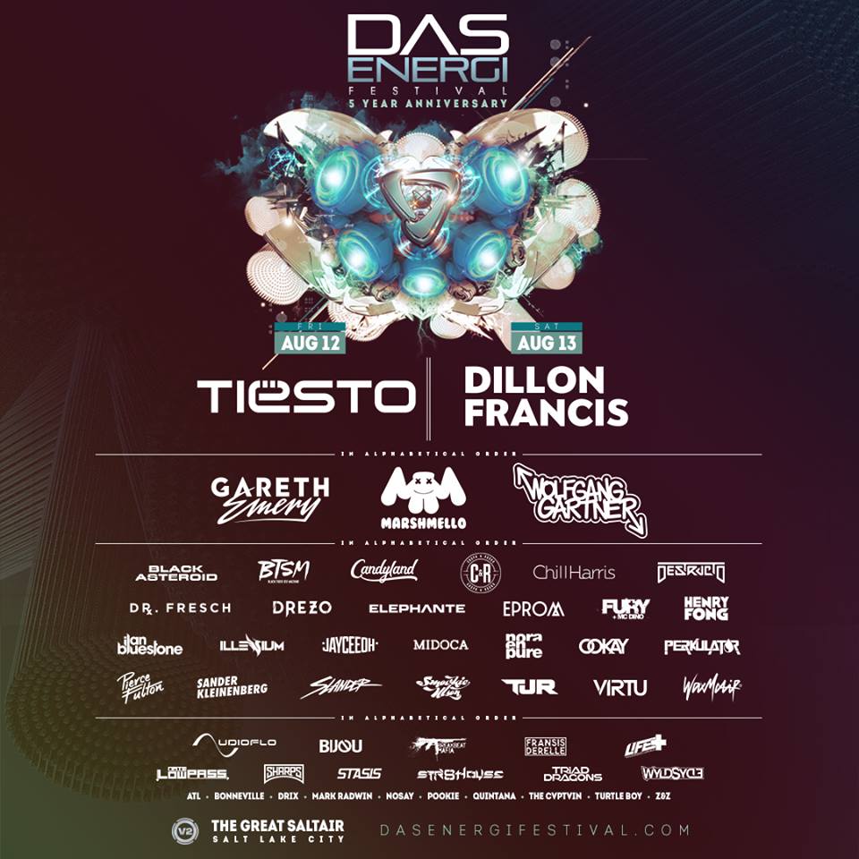 Das Energi Festival 2016 Lineup Das Energi 2016