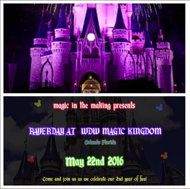 WDW Summer Raverday 2016 Walt Disney World Magic Kingdom Magic In The Making