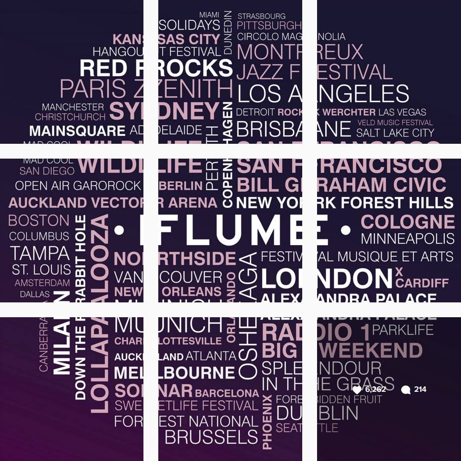 Flume World Tour 2016
