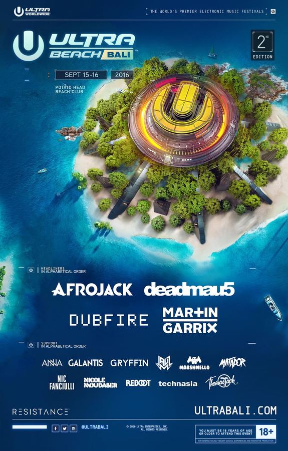 ULTRA Beach Bali 2016 Ultra Worldwide