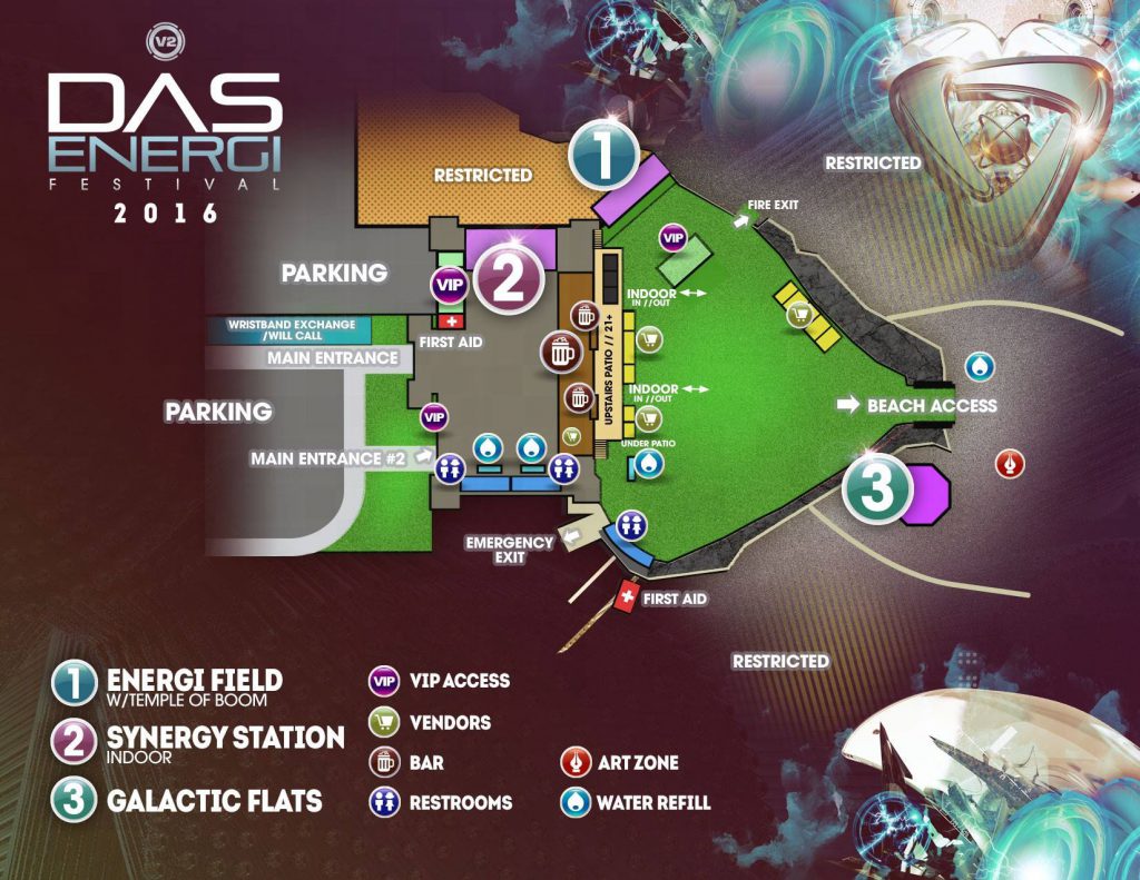 Das Energi Festival 2016 Festival Map