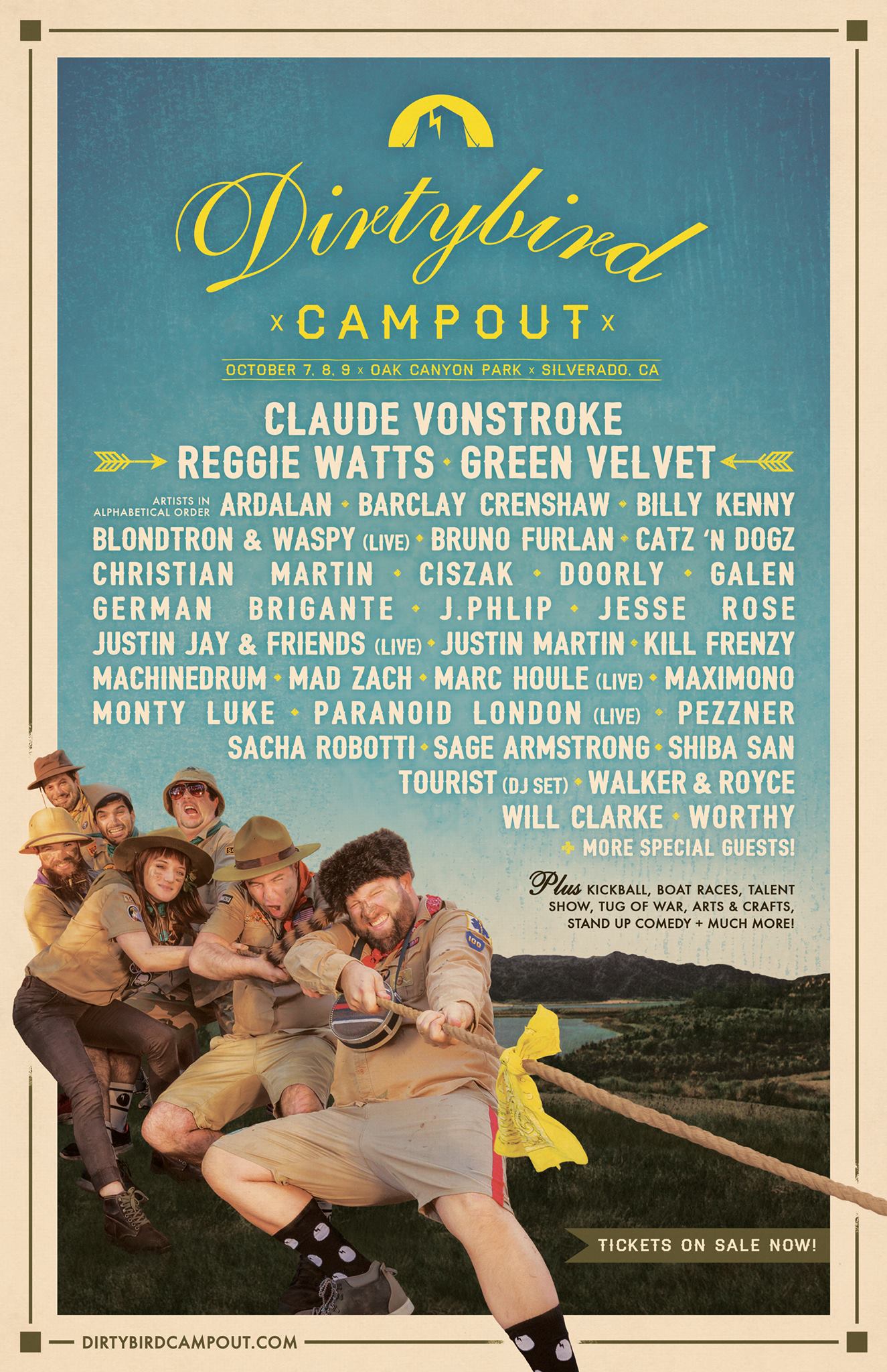 Dirtybird Campout 2016 Full Lineup Announcement! EDM Identity