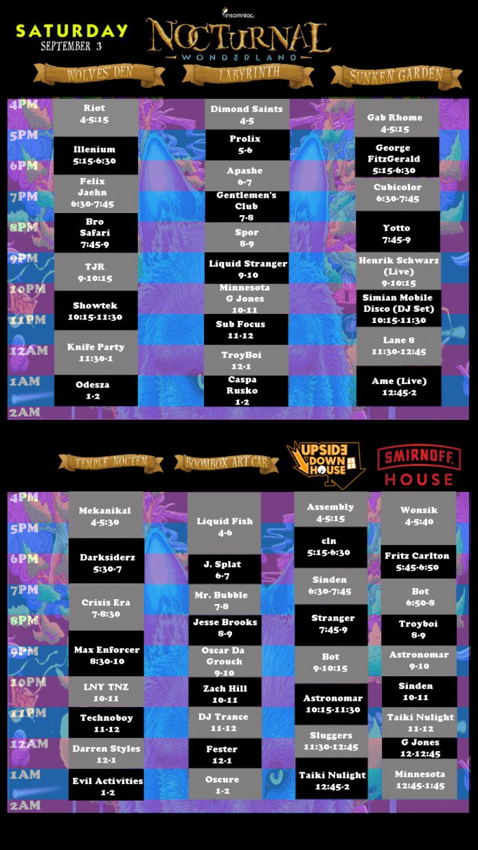 nocturnal wonderland lineup 2017 nocturnal wonderland lineup 2017