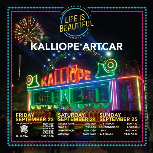 Life Is Beautiful 2016 Kalliope Art Car