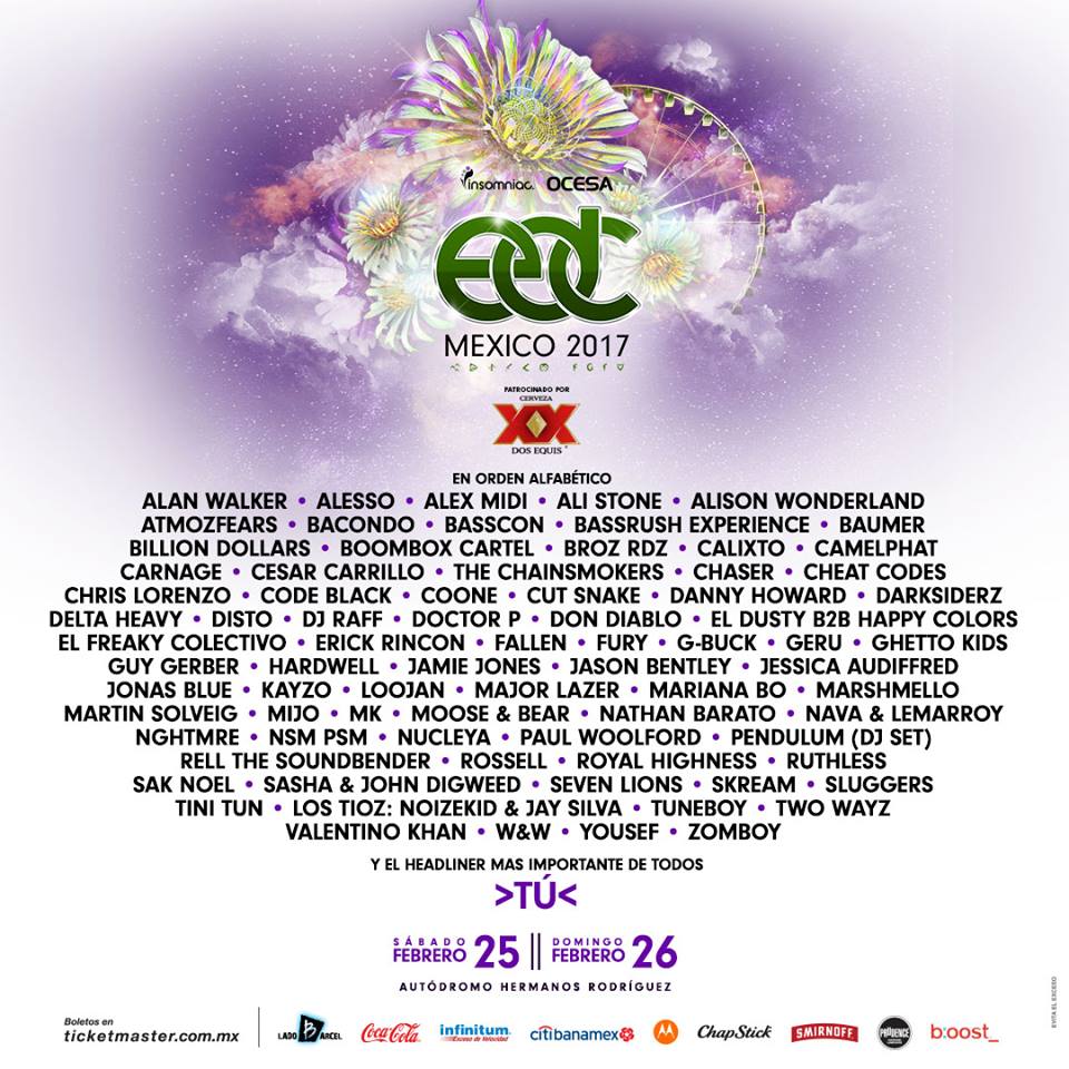 EDC Mexico 2017 Lineup