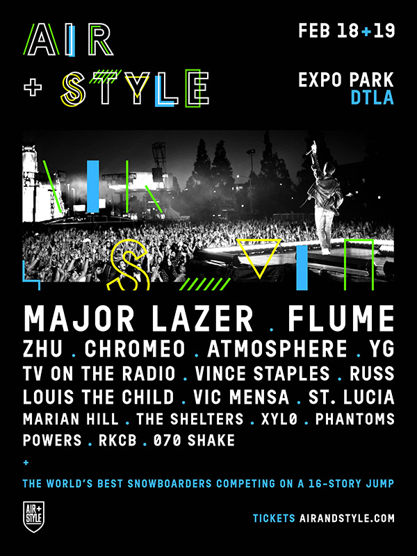 Air + Style Los Angeles 2017Lineup