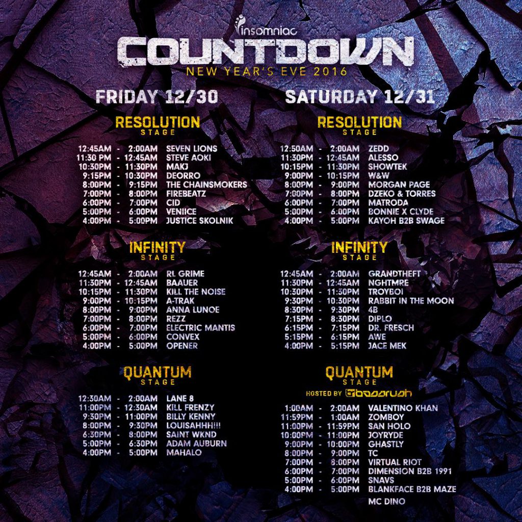 Countdown music on sale festival 2016