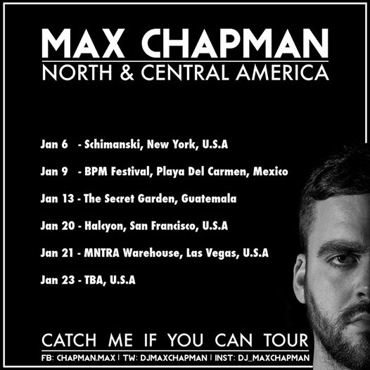 Max Chapman Catch Me If You Can Tour