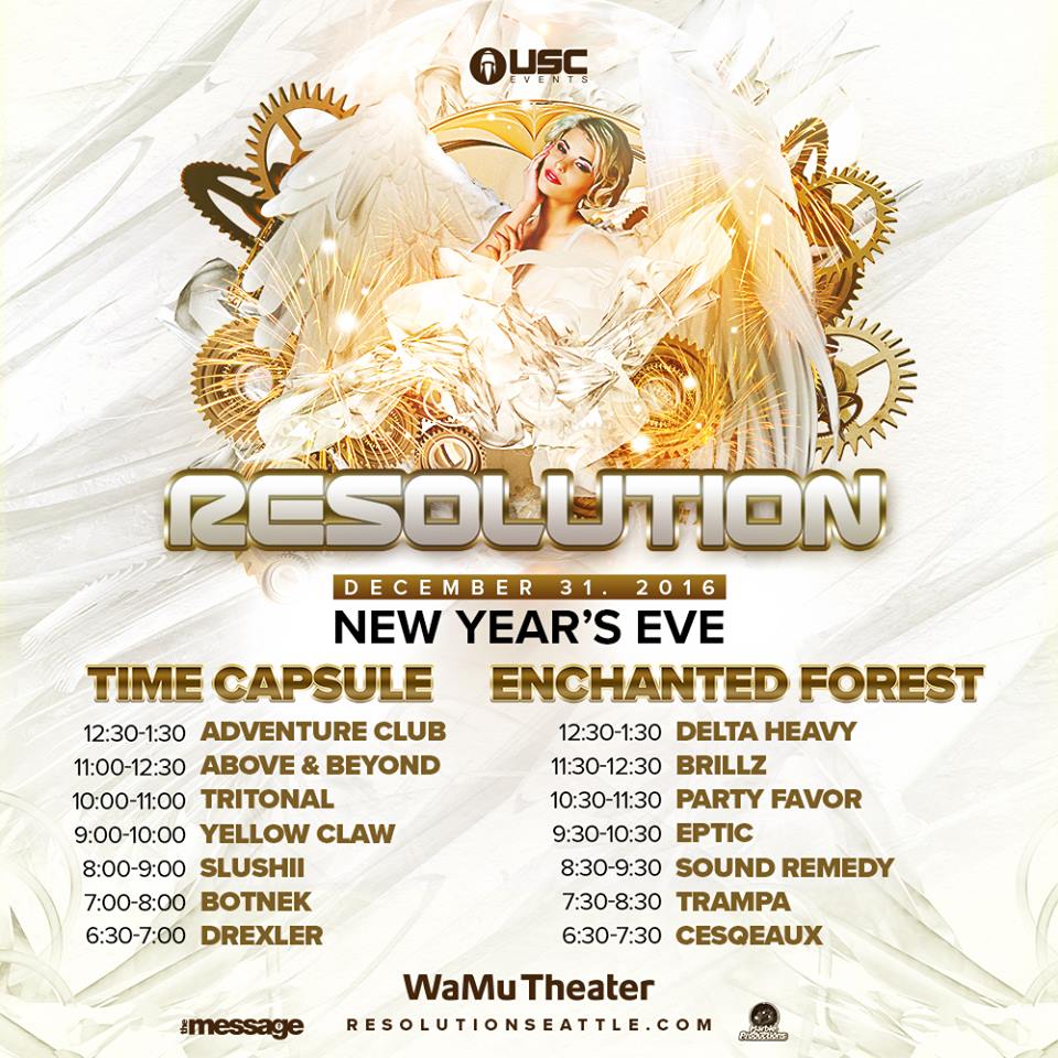 Resolution 2017 Set Times