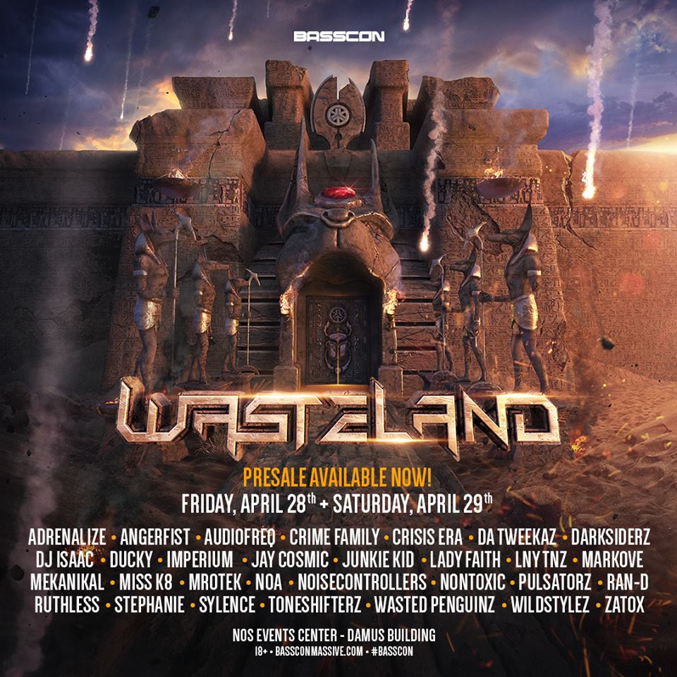 Basscon Wasteland 2017 Lineup