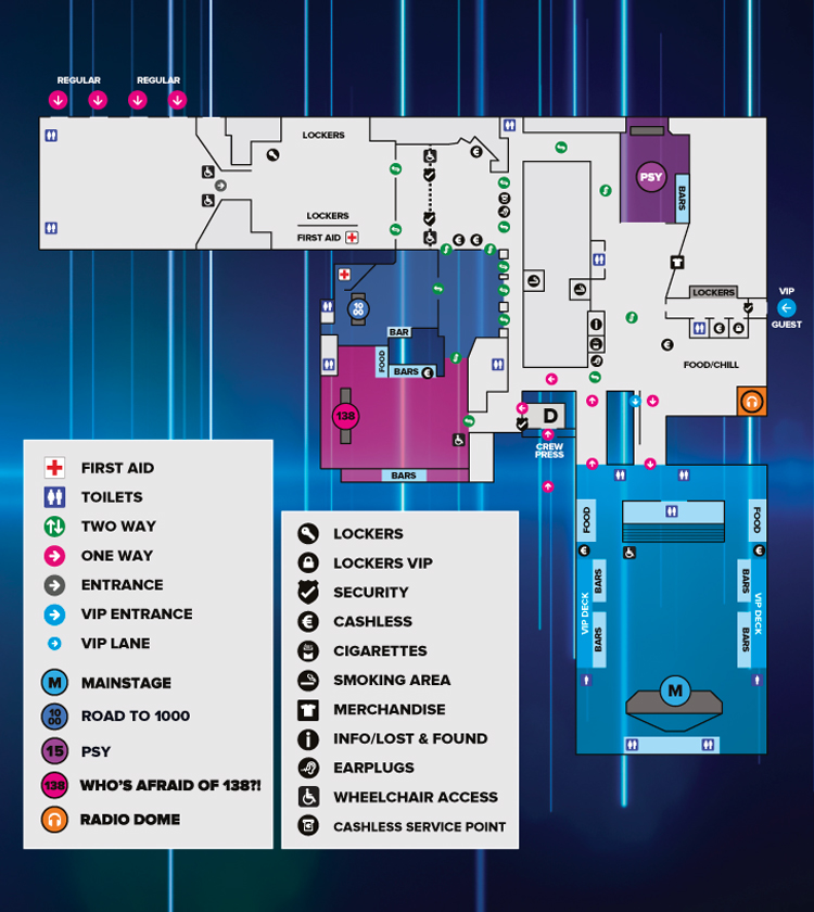 ASOT Utrecht 2017 festival map