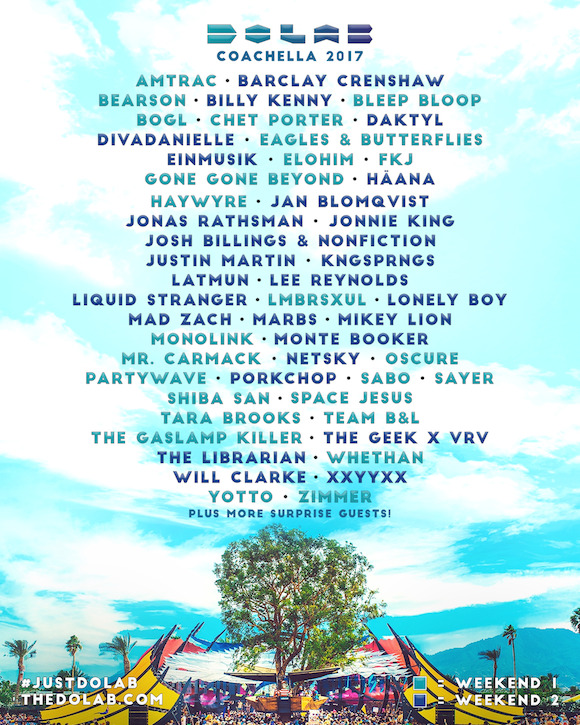 Coachella 2017 Do LaB Lineup