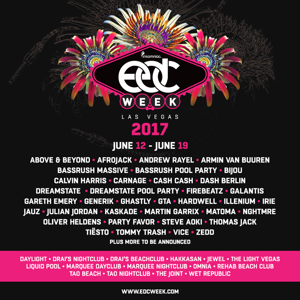 EDC Week 2017 Phase One Lineup