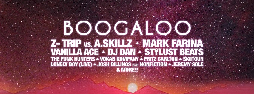 Boogaloo Art Car & Music Festival 2017 Lineup Banner