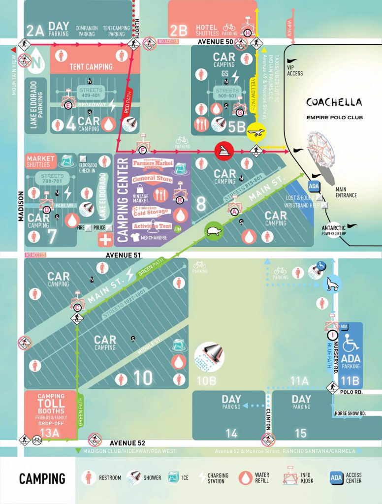 Coachella 2017 Camping Map