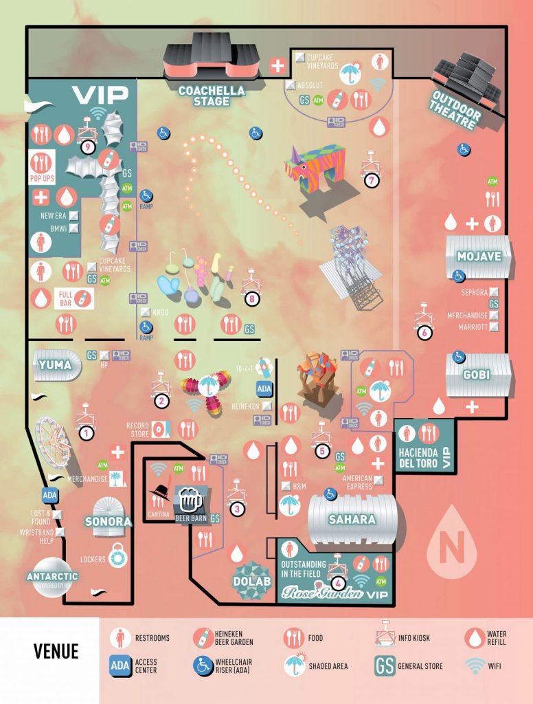 Coachella 2017 Festival Map