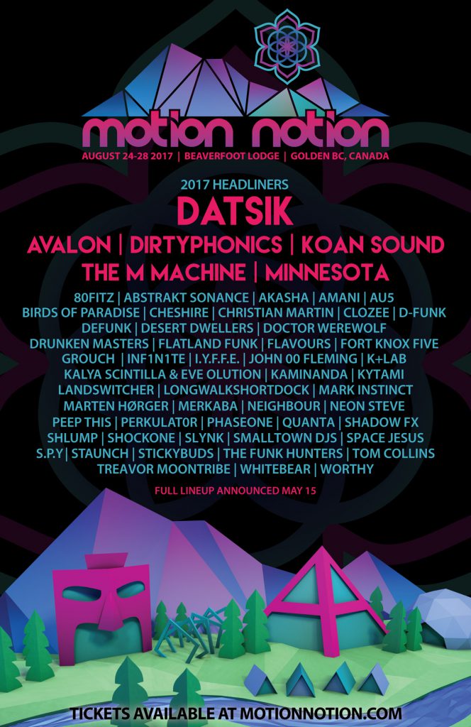 Motion Notion Lineup 2017