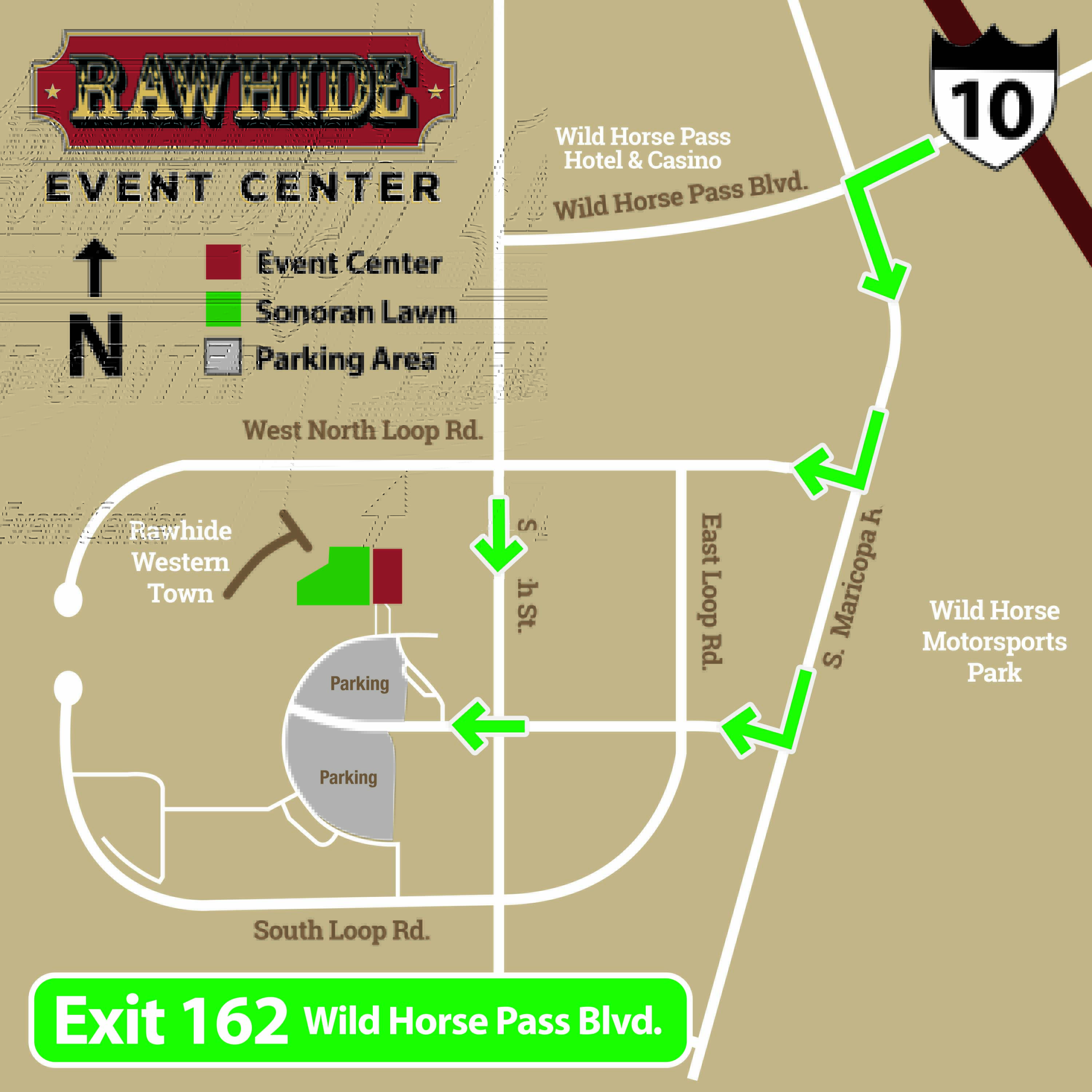 Rawhide Event Center Parking