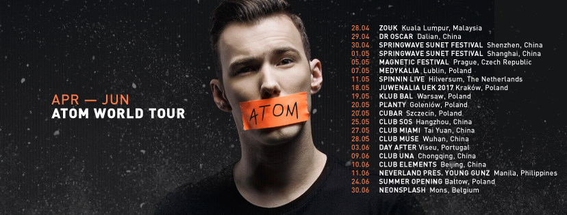 Tom Swoon Atom Tour