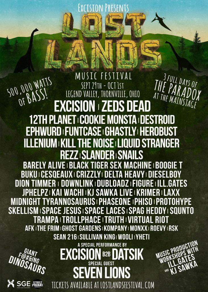 Lost Lands Music Festival Lineup