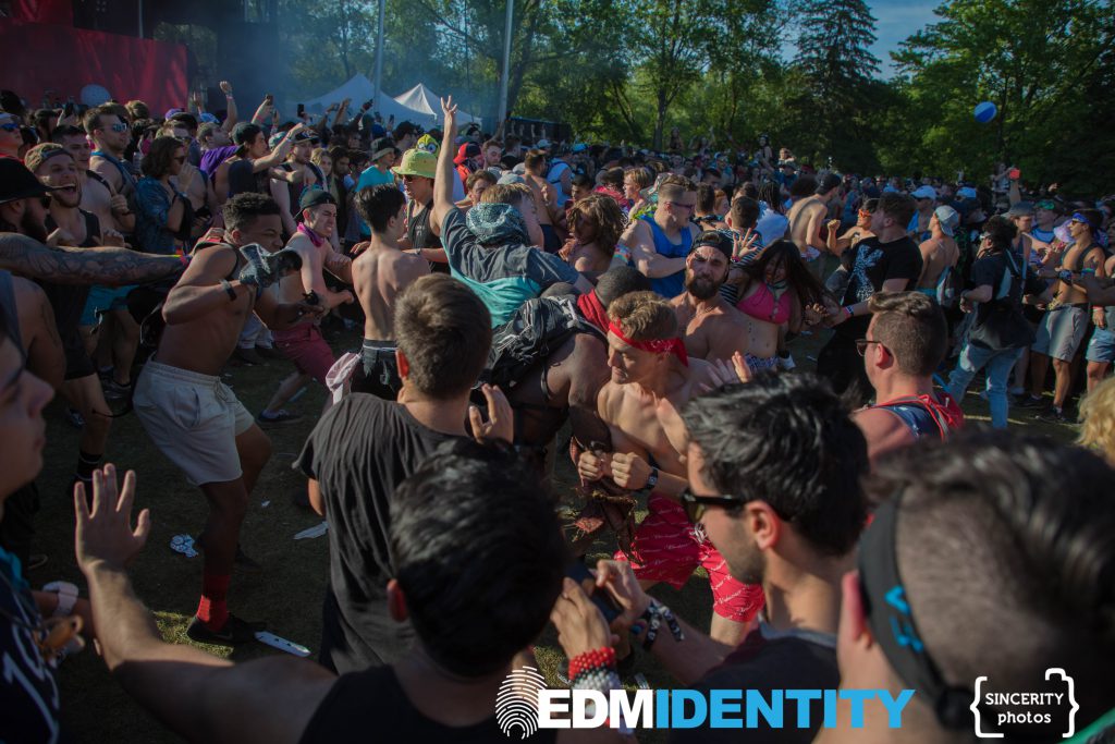 Mosh Pits at Ever After Music Festival 2017