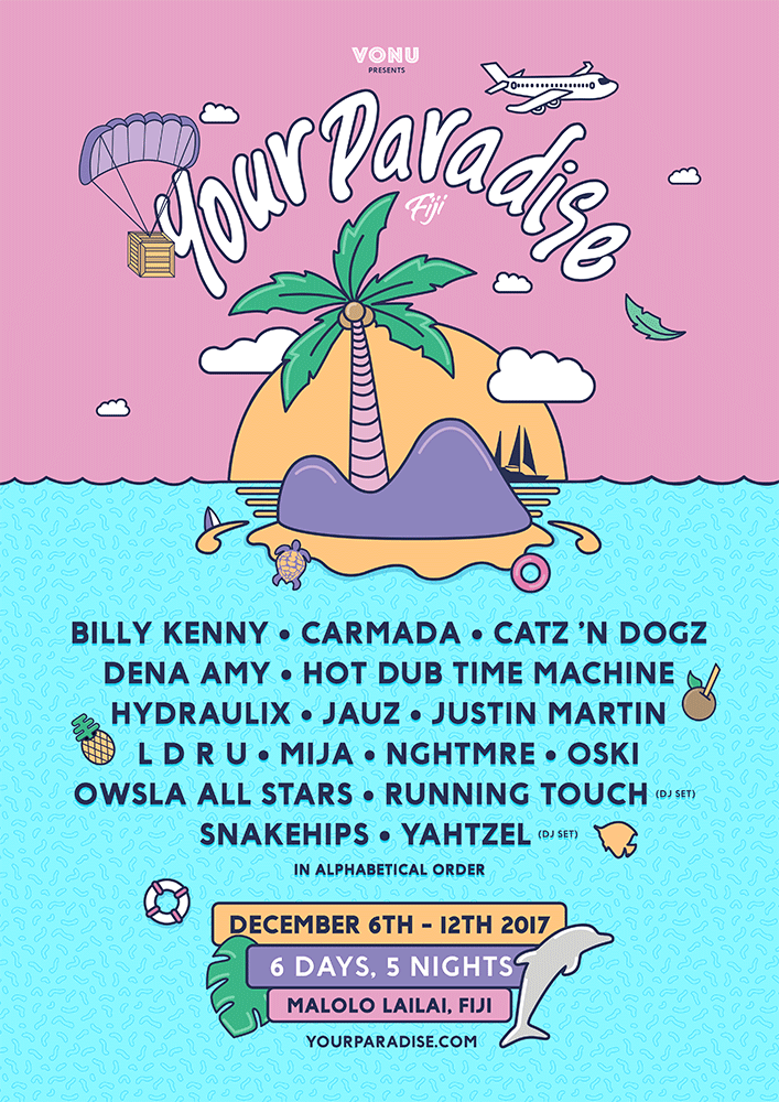 Your Paradise Fiji 2017 Lineup