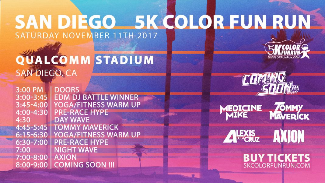 5k Color Fun Run 2017 - San Diego 