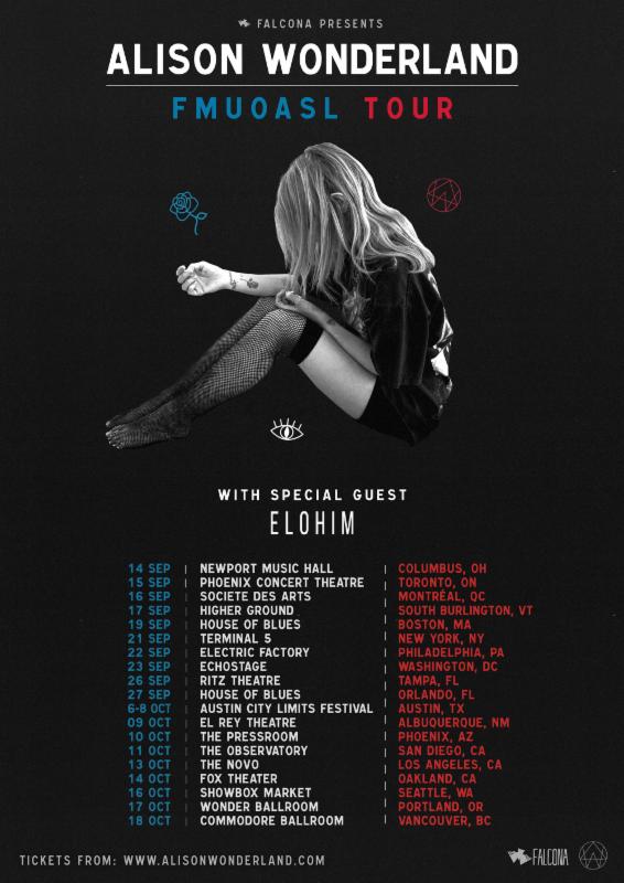 Alison Wonderland Announces FMUOASL Tour EDM Identity