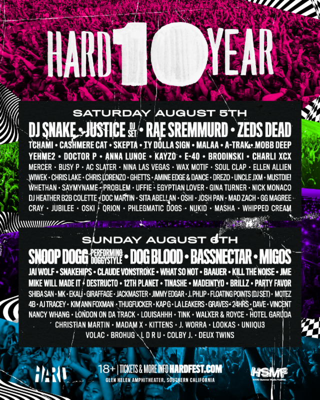 HARD Summer 2017 Lineup Announcement! EDM Identity