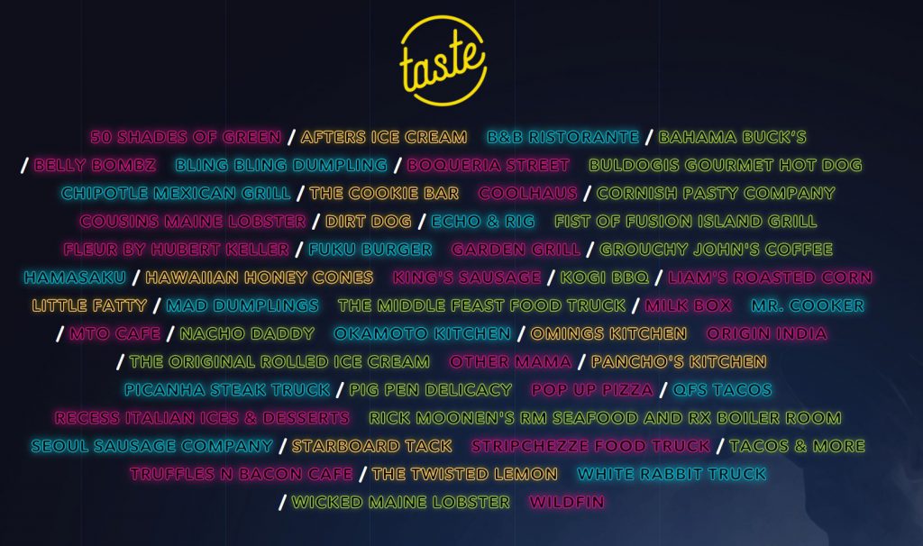 Life is Beautiful 2017 Taste Lineup