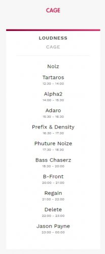 Tomorrowland Set Times Weekend 2 2017 Sunday Loudness | Cage