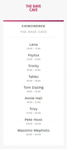 Tomorrowland Set Times Weekend 2 2017 Sunday Coincidence | The Rave Cave
