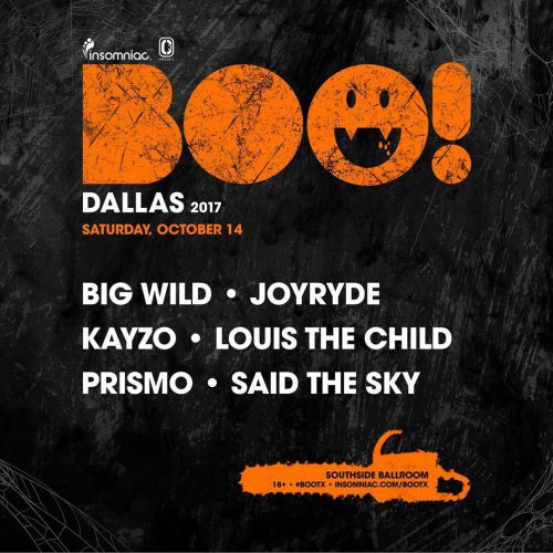 BOO! Dallas 2017 Lineup
