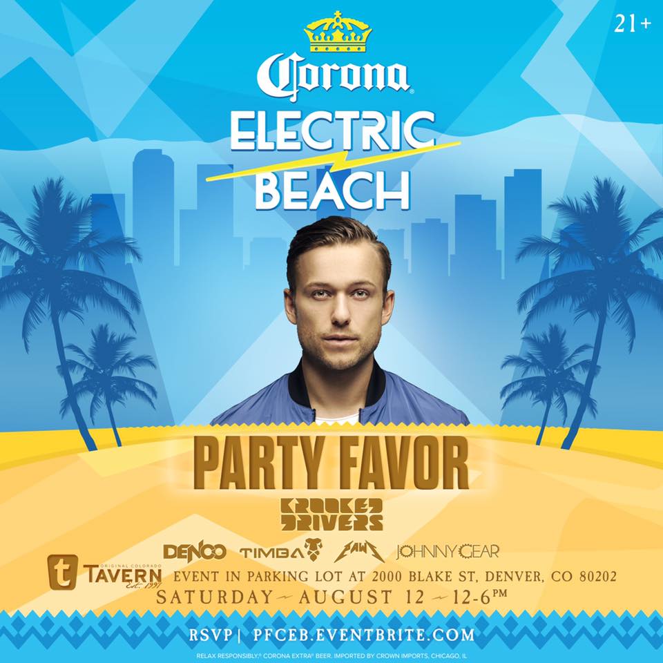 Corona Electric Beach Featuring Party Favor