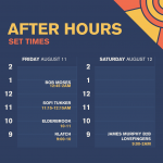Splash House 2017 August Set Times After Hours