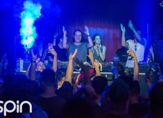 EDX rocking with the crowd at Spin San Diego