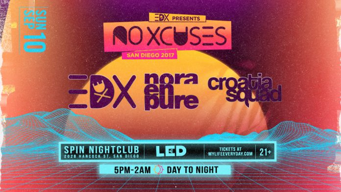 Banner EDX @ Spin Nightclub