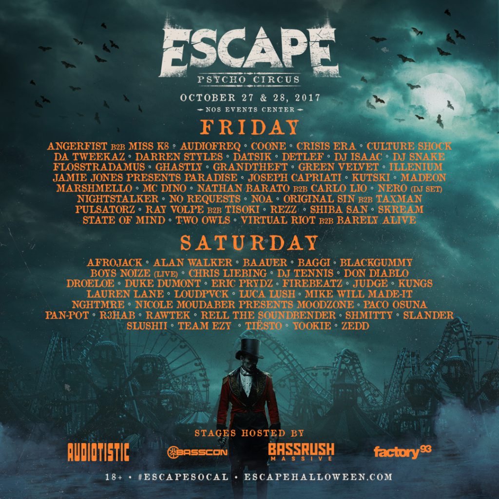 Escape 2017 Day Splits