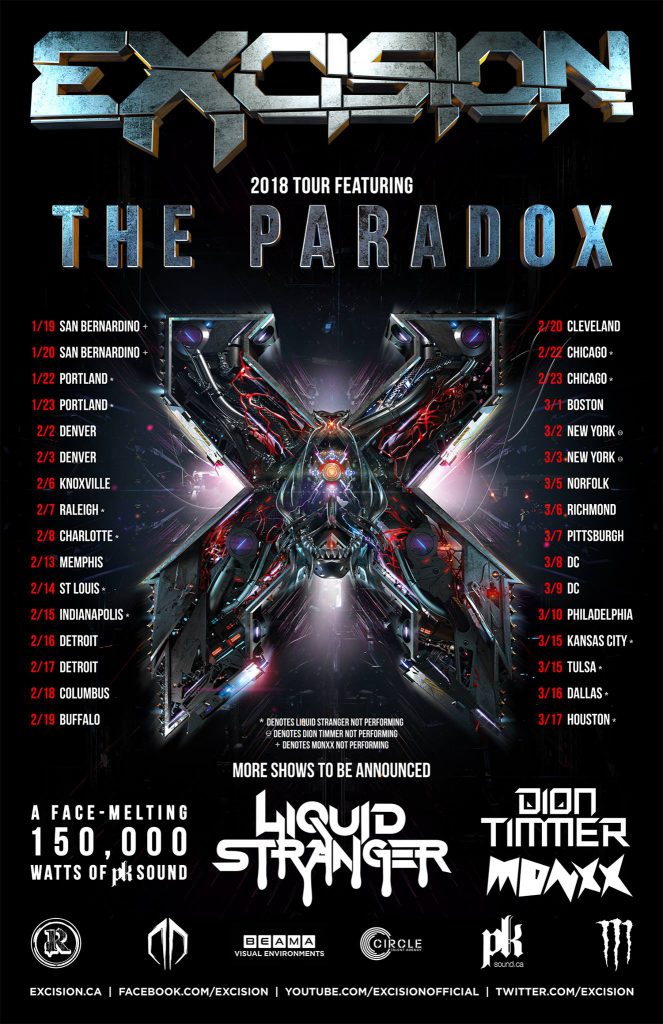 excision paradox tour